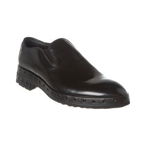 Dolce & Gabbana Leather Driver, Black